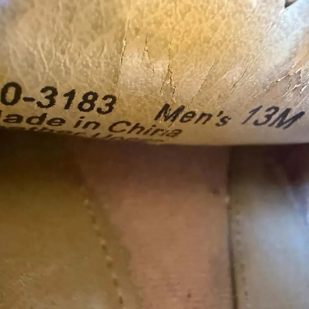 Dockers Tan Leather Slip-On Loafers Size 13M